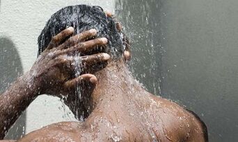 Contrast shower to increase power