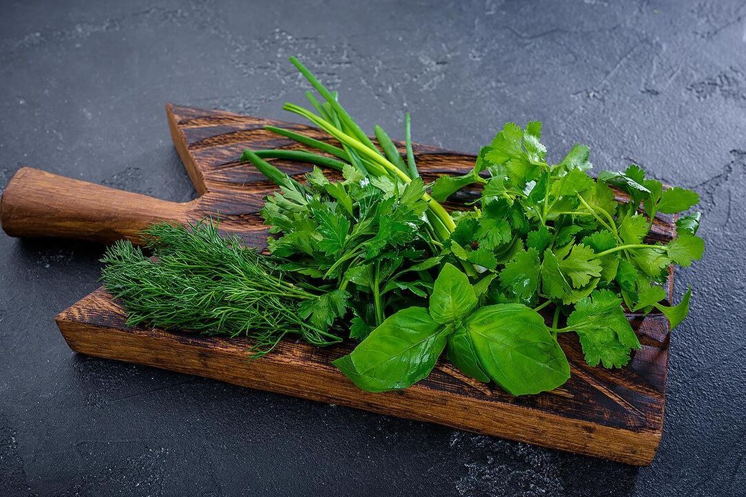 Greens to increase blood flow in the genitals during arousal