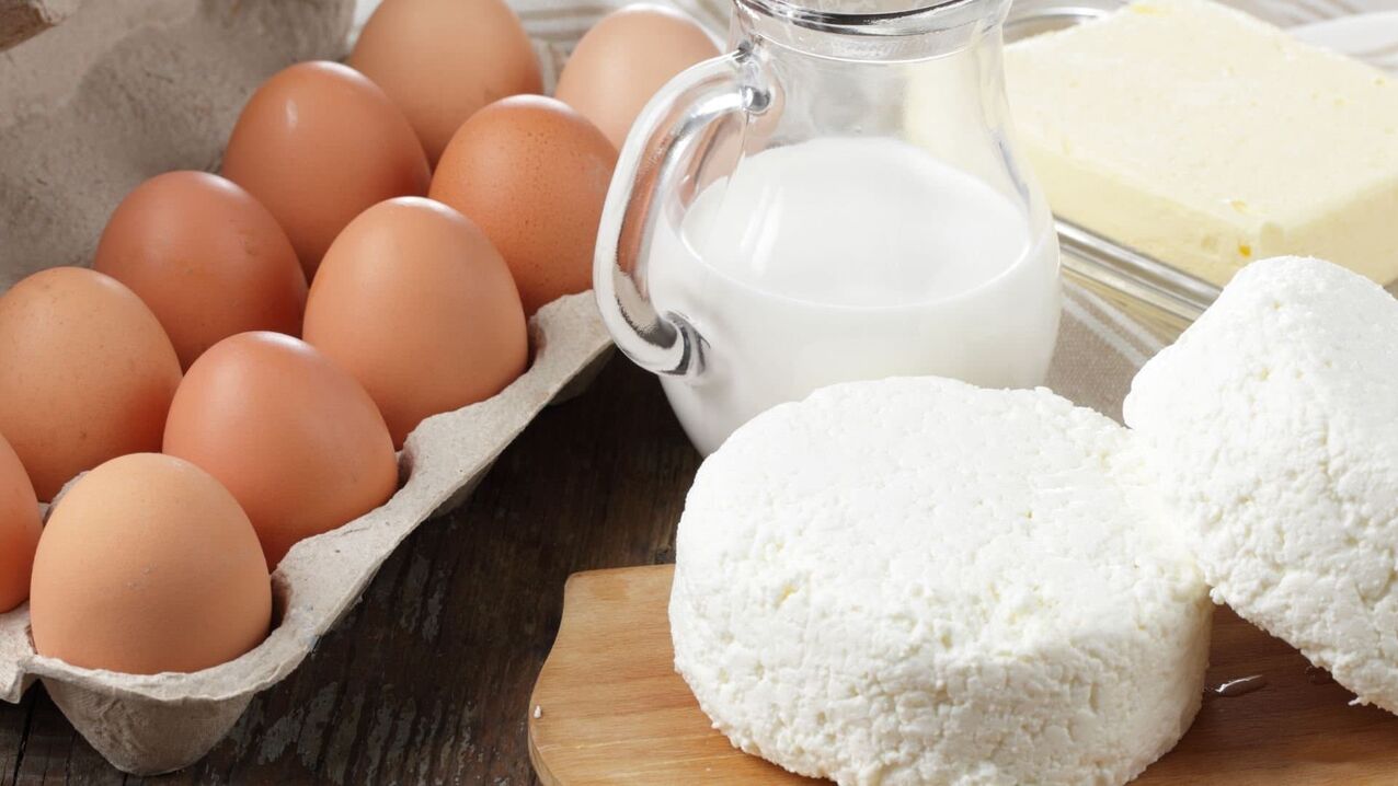 eggs and dairy for potency